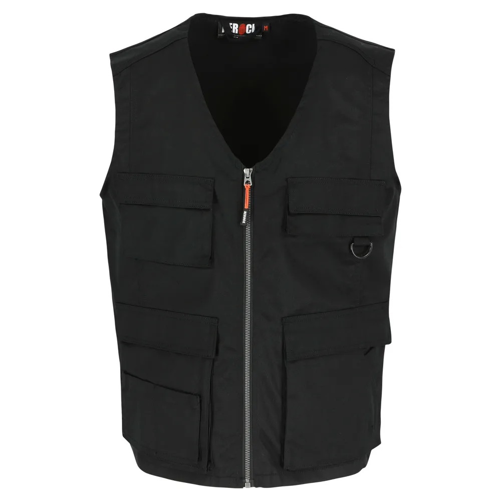 HEROCK TORRO BODYWARMER - ZWART