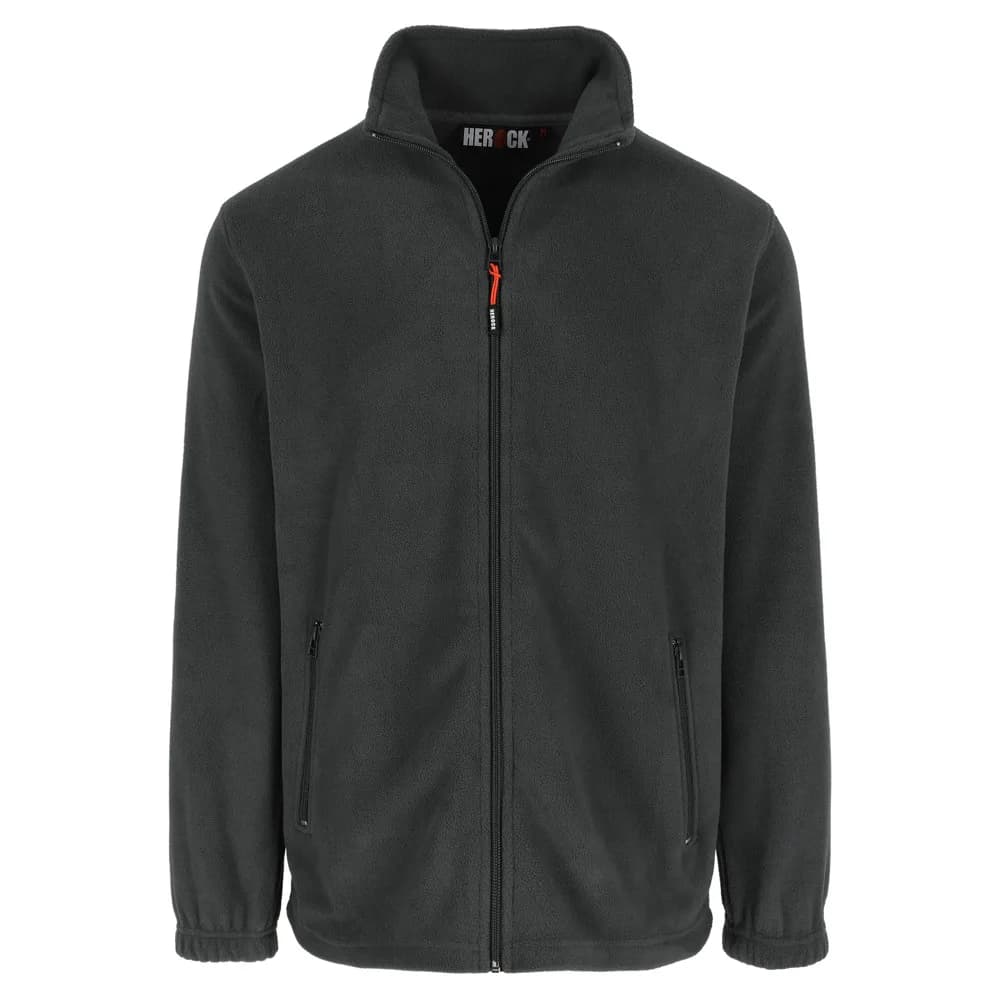 HEROCK DARIUS FLEECE JAS - ANTRACIET