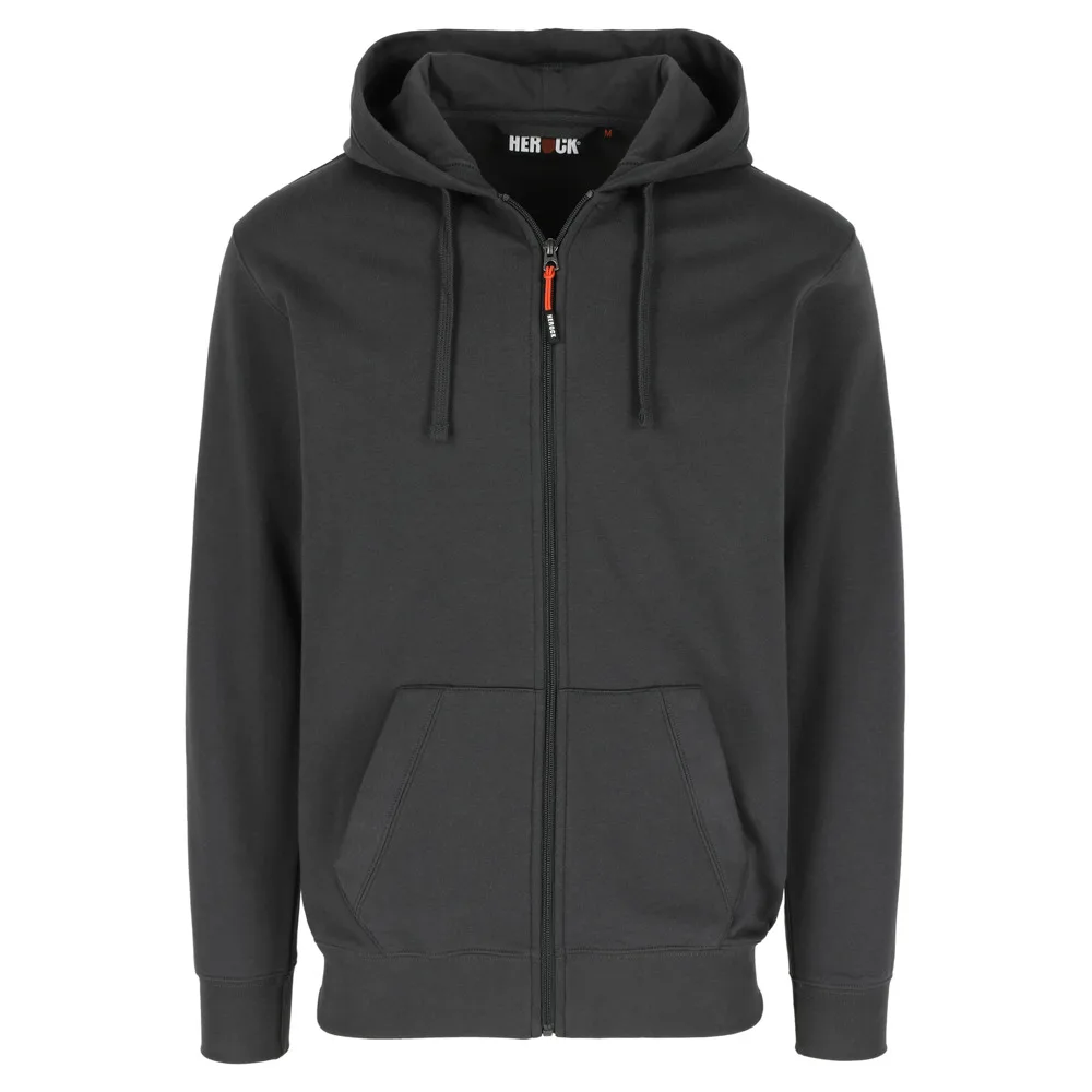 HEROCK TOBIN SWEATER MET KAP - ANTRACIET