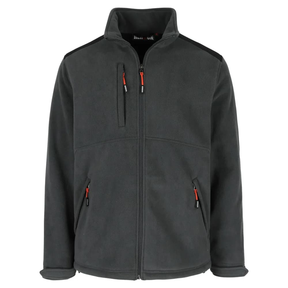HEROCK MARKUS FLEECE JAS - ANTRACIET