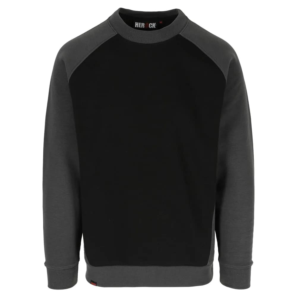 HEROCK BORIS SWEATER - ANTRACIET/ZWART