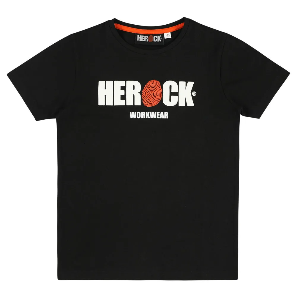 HEROCK KIDS ENI T-SHIRT KORTE MOUWEN - ZWART