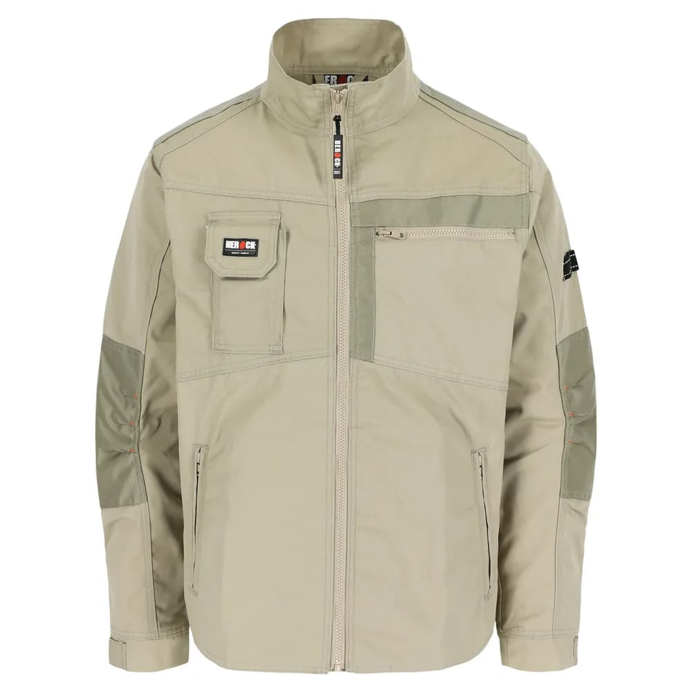 HEROCK ANZAR JAS - BEIGE/ZWART