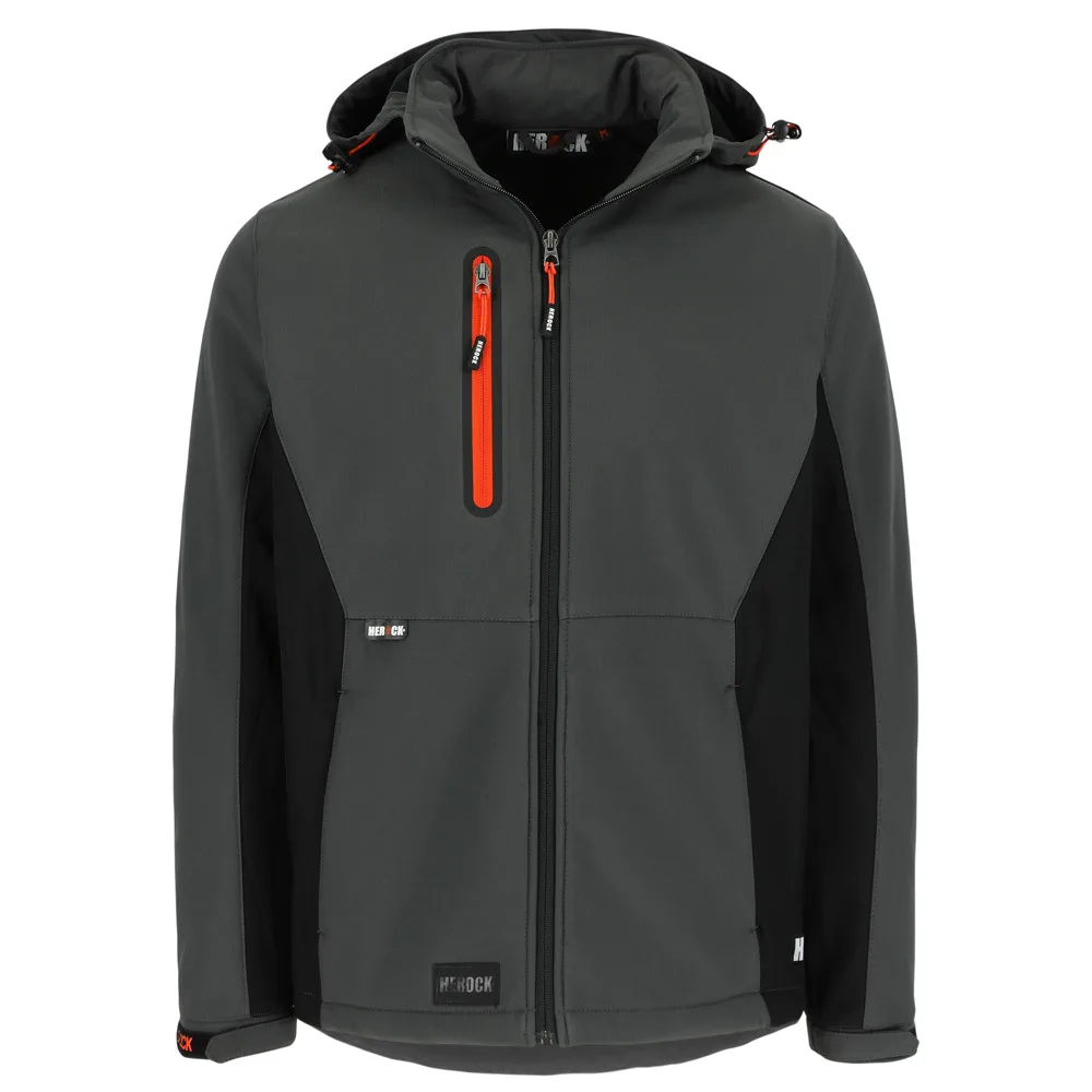HEROCK TRYSTAN SOFTSHELL JAS - ANTRACIET