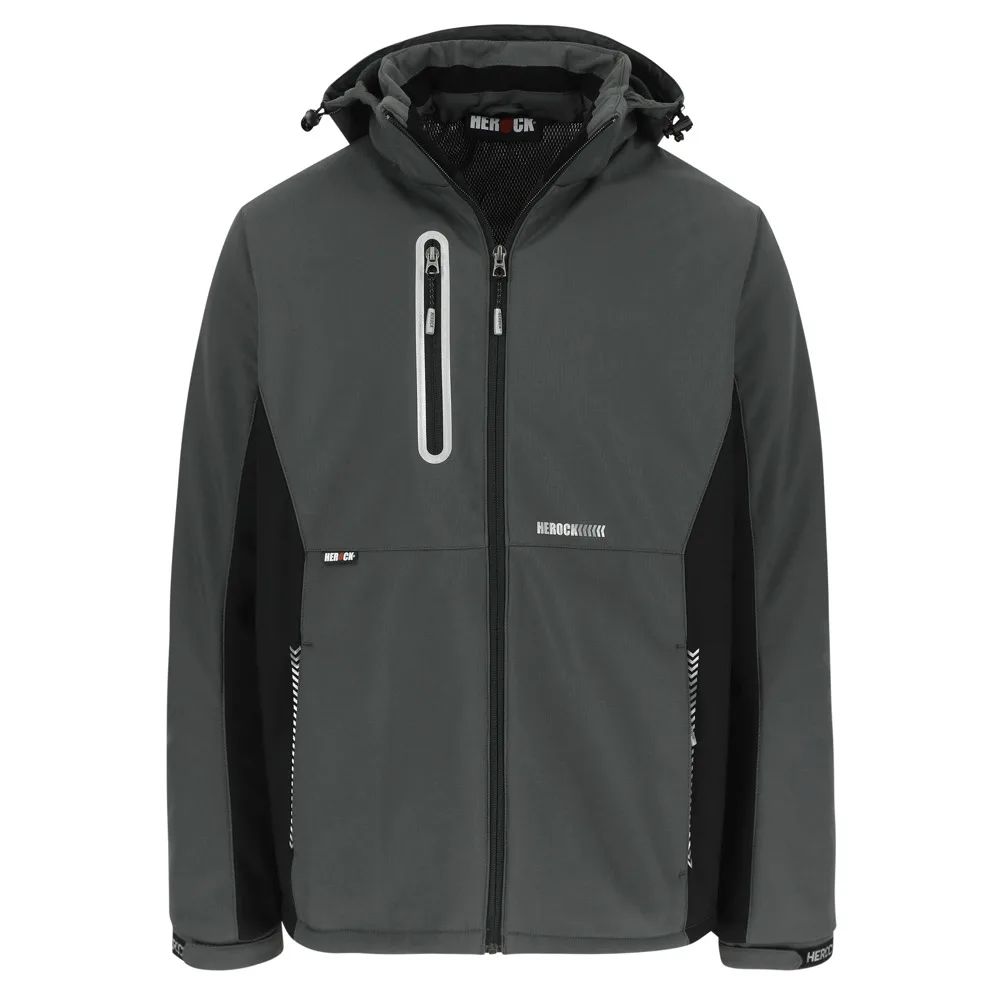 HEROCK TARIS SOFTSHELL JAS - ANTRACIET