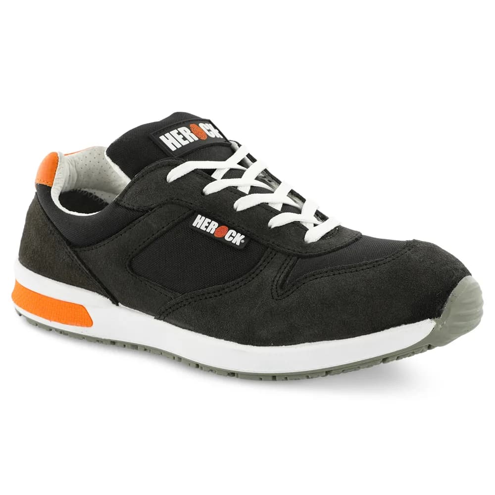 HEROCK GANNICUS S1P LAGE VEILIGHEIDSSNEAKERS - GRIJS/ZWART