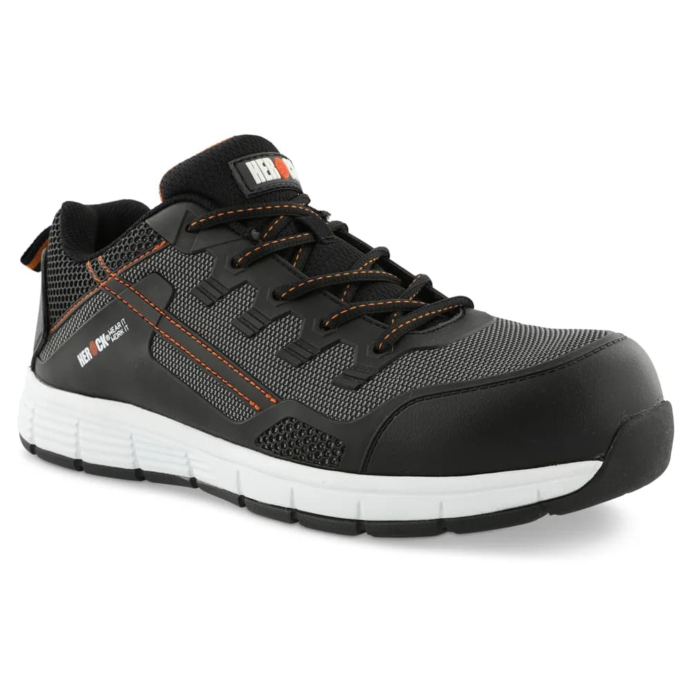 HEROCK DAVOS S1P LAGE VEILIGHEIDSSNEAKERS - ZWART
