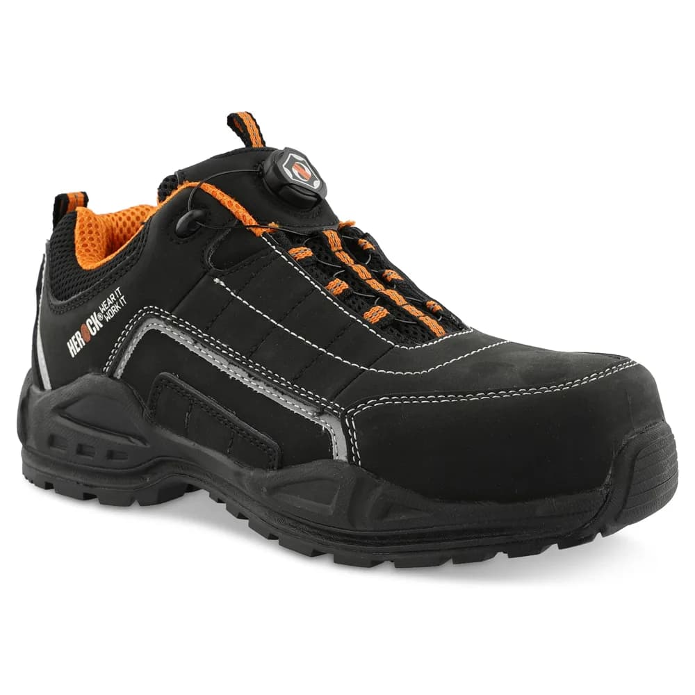HEROCK METRON S3 LAGE VEILIGHEIDSSCHOENEN - ZWART