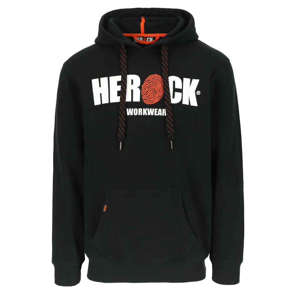 HEROCK HERO SWEATER MET KAP - ZWART