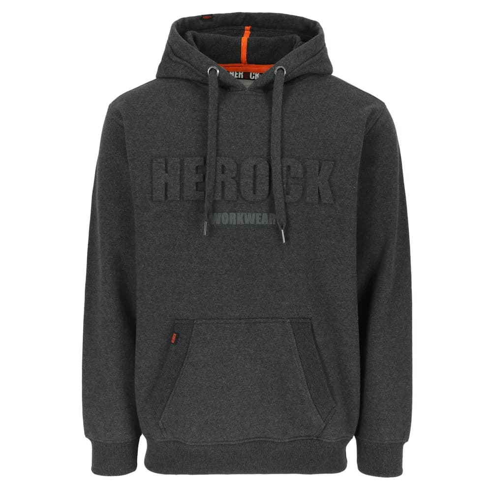HEROCK HALI SWEATER MET KAP - DONKER HEATHER GRIJS