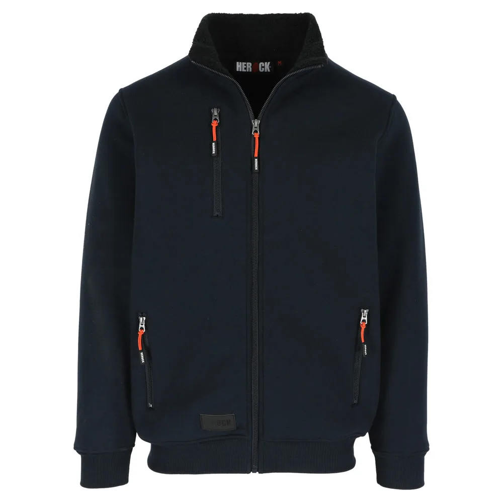 HEROCK OTAR SWEATER MET KRAAG - MARINE