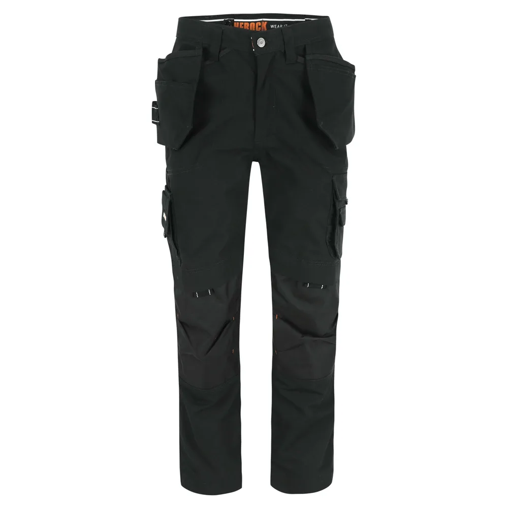 HEROCK SHORTLEG DAGAN BROEK - ZWART