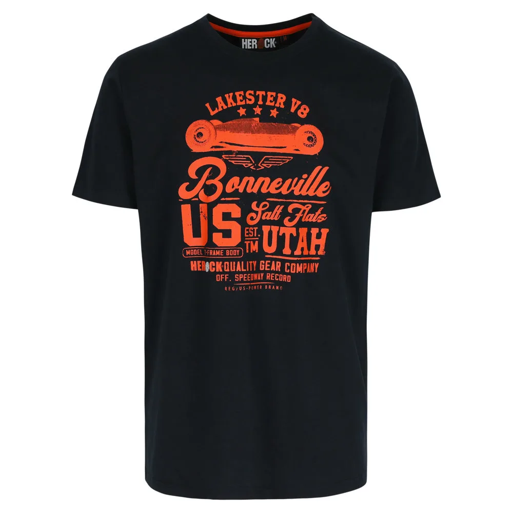 HEROCK SPEEDWAY T-SHIRT KORTE MOUWEN - MARINE