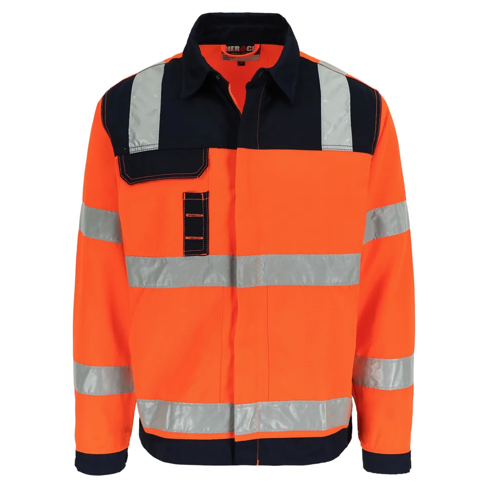 HEROCK HYDROS HIGH VIZ JAS - ORANJE/MARINE