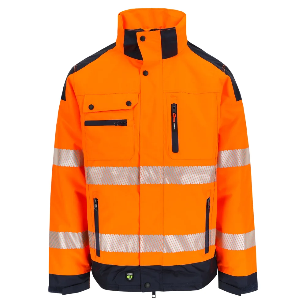 HEROCK HODOR HIGH VIZ JAS - ORANJE/MARINE
