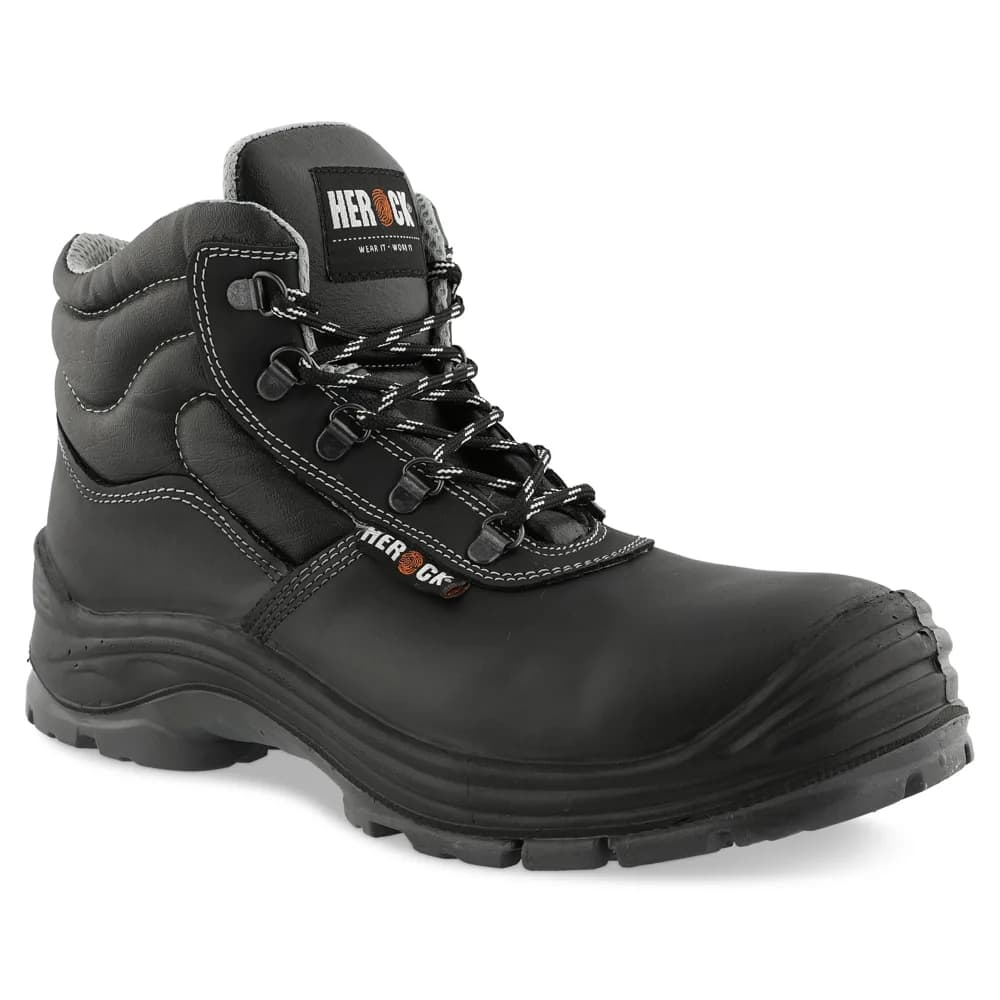 HEROCK CONSTRUCTOR S3 HOGE VEILIGHEIDSSCHOENEN - ZWART