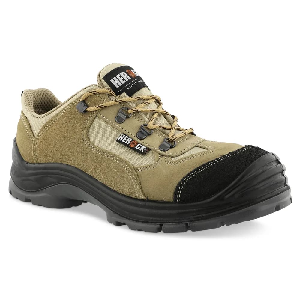 HEROCK CROSS S1P LAGE VEILIGHEIDSSCHOENEN - BEIGE/ZWART