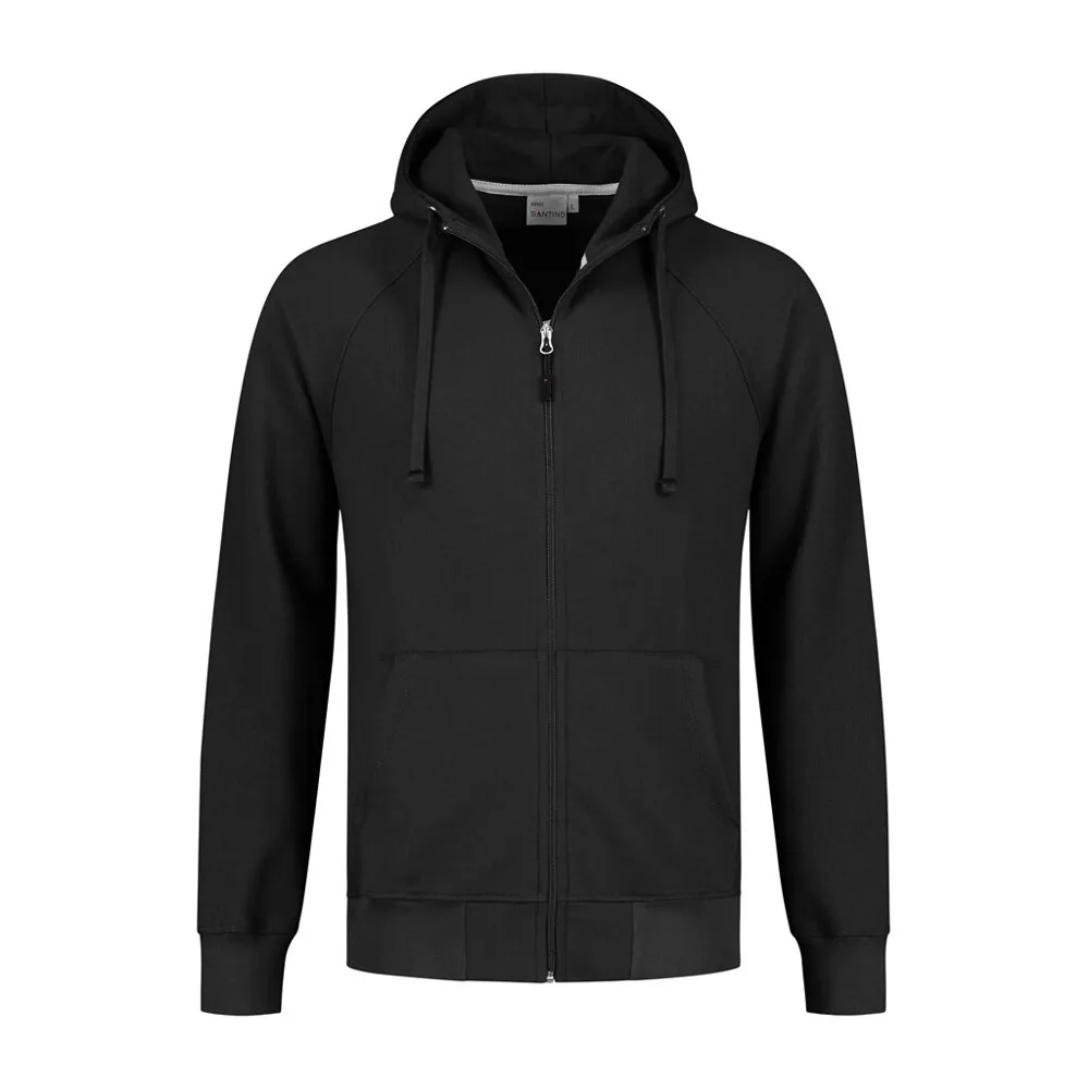 Santino Santino Hooded Sweatvest Reno - Black