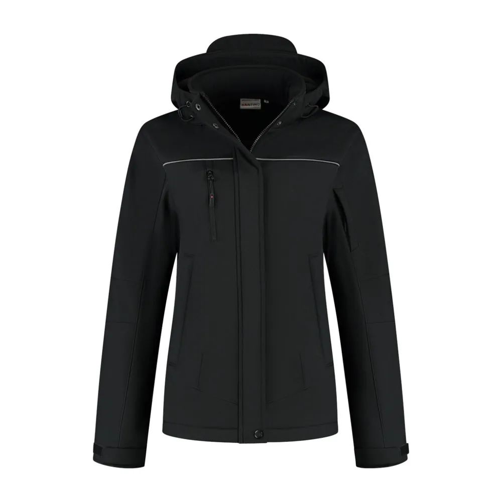 Santino Santino Softshell Jacket Springfield Ladies - Black