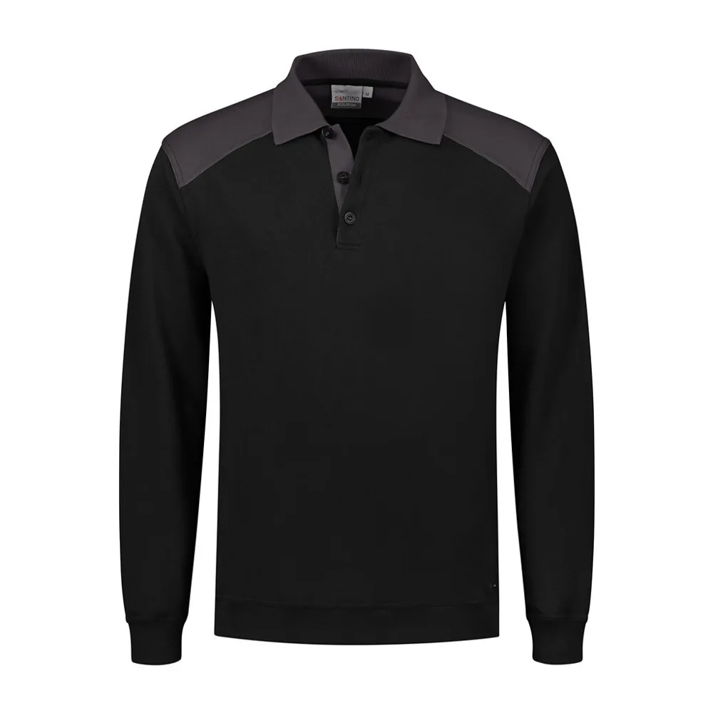 Santino Santino Polosweater Tesla - Black / Graphite