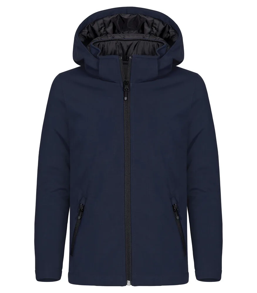 Clique Clique - Padded Hoody Softshell Junior - Dark Navy