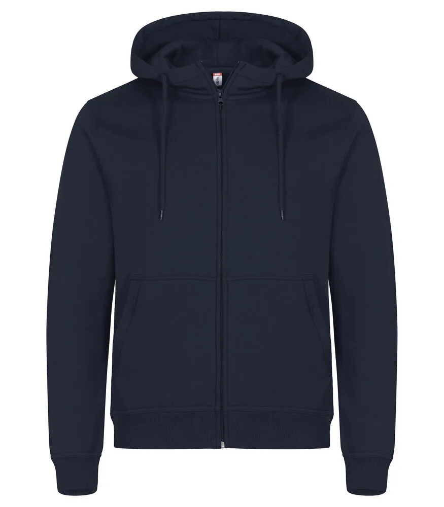 Clique Clique - Miami Hoody Full Zip - Dark Navy