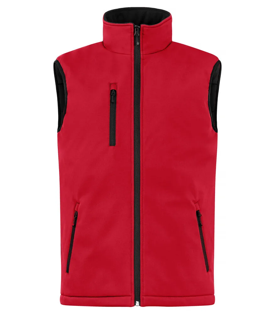 Clique Clique - Padded Softshell Vest - Rood