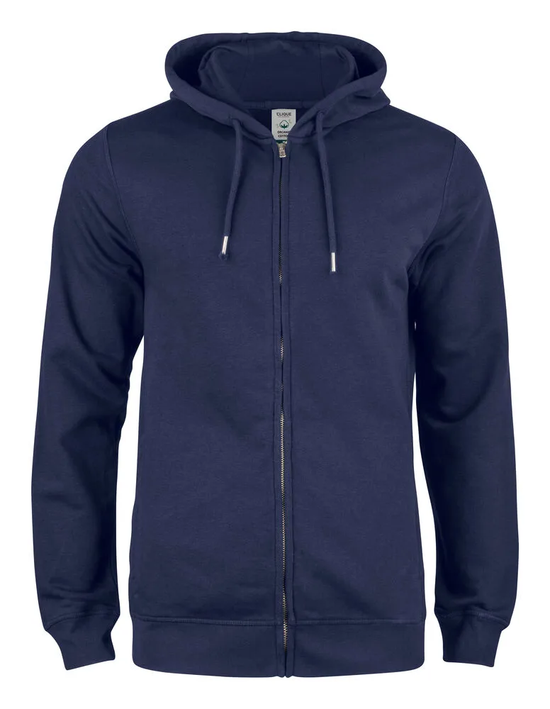 Clique Clique - Premium OC Hoody Full Zip - Dark Navy