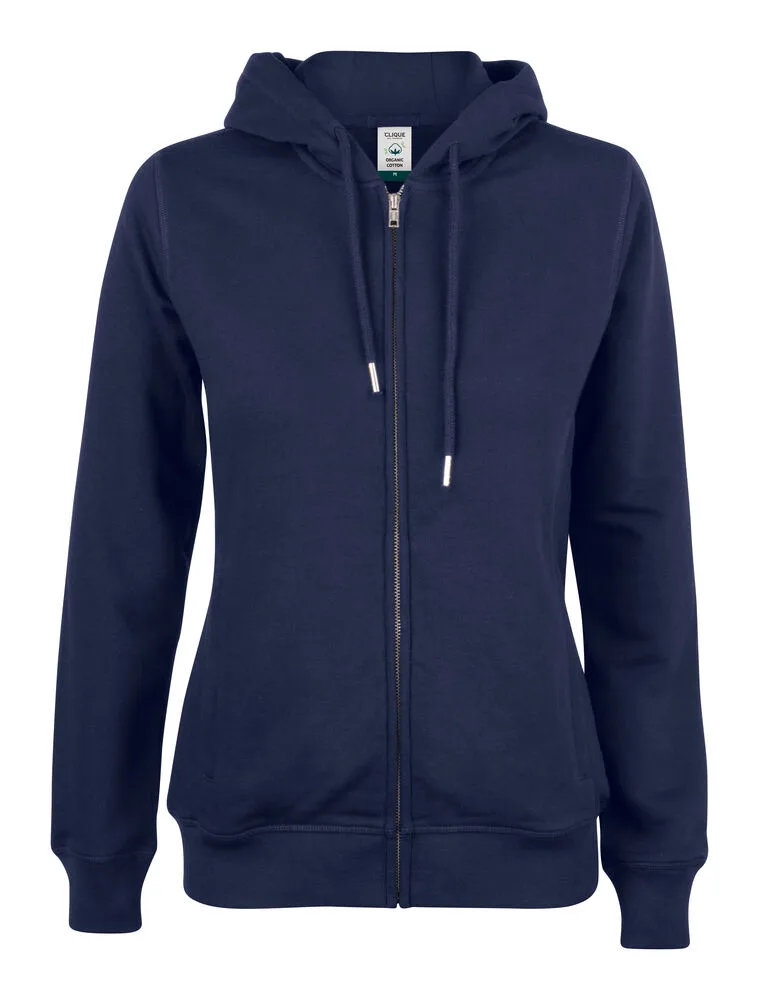 Clique Clique - Premium OC Hoody Full Zip Women - Dark Navy