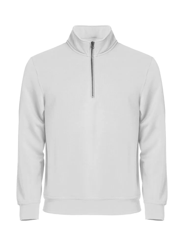 Clique Clique - Basic Half Zip - Wit