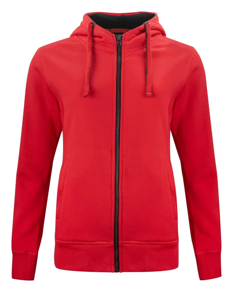 Clique Clique - Classic Hoody Full Zip Women - Rood