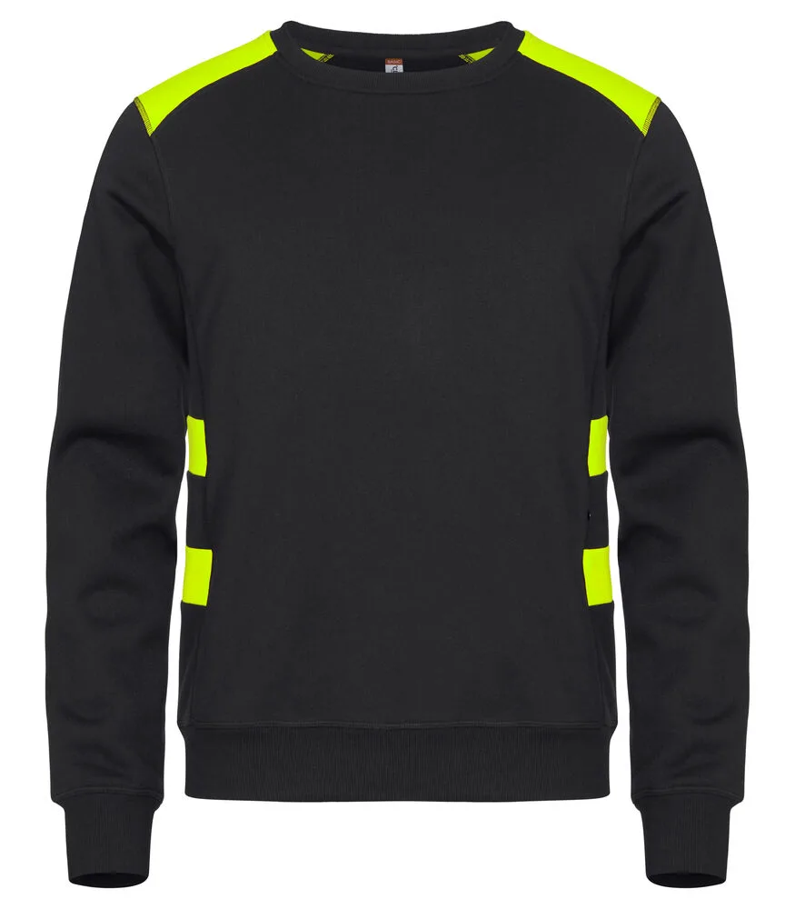 Clique Clique - Ambition Roundneck - Signaalgeel