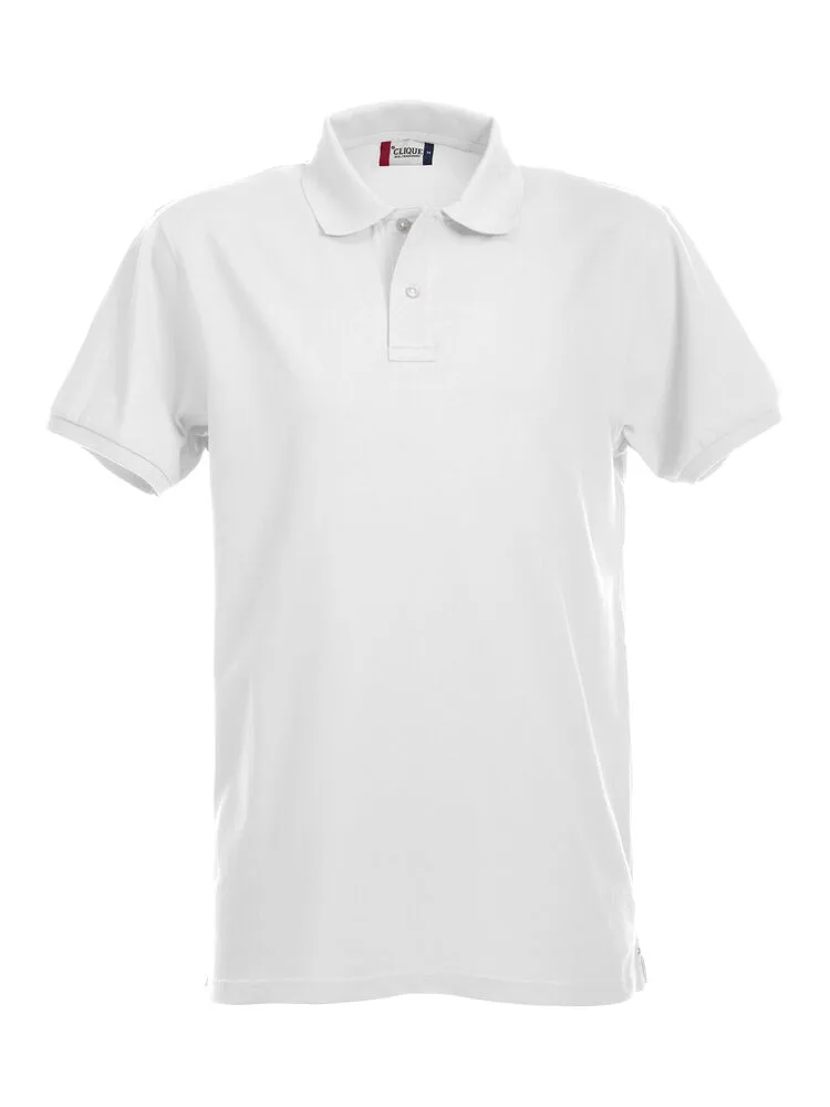 Clique Clique - Stretch Premium Polo - Wit