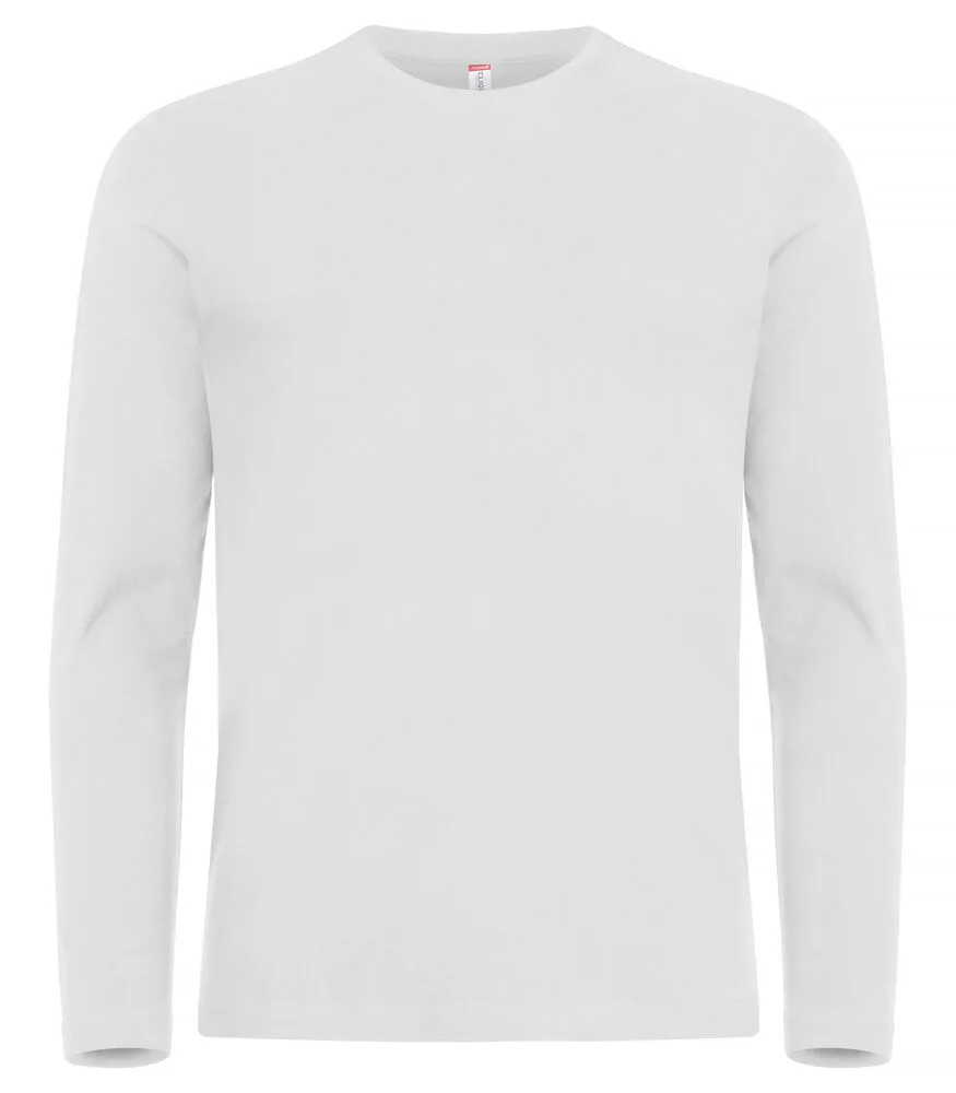 Clique Clique - Premium Fashion-T L/S - Wit