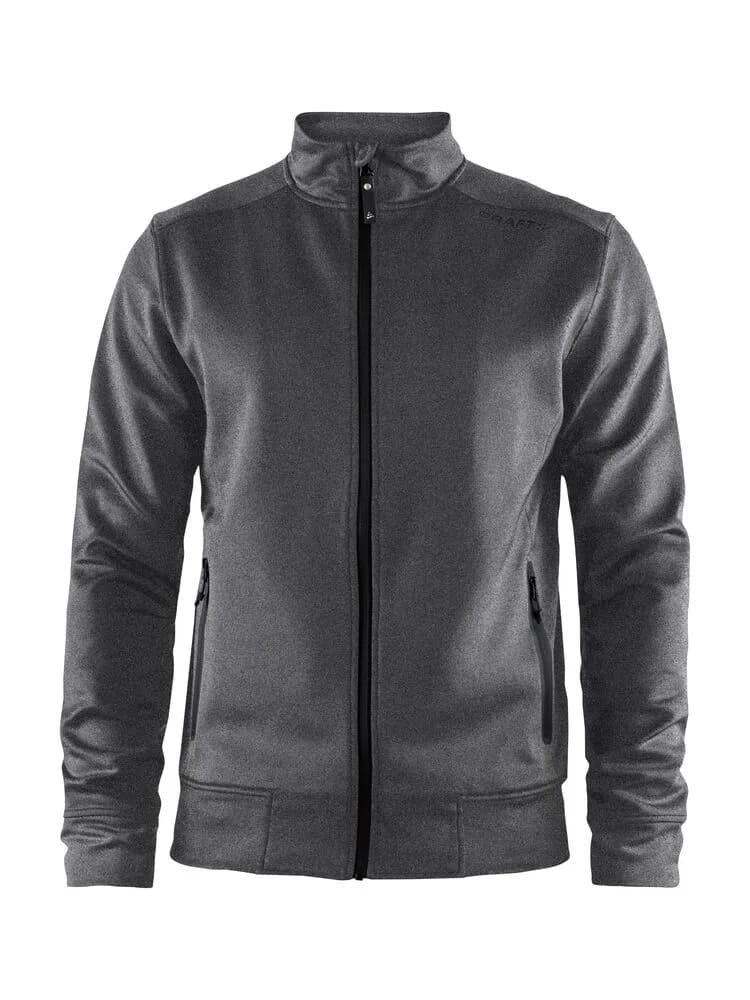 Craft Craft - Noble Zip Jacket M - Darkgrey melange