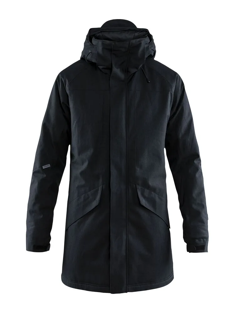 Craft Craft - Mountain Padded Parkas M - Black Melange/Black