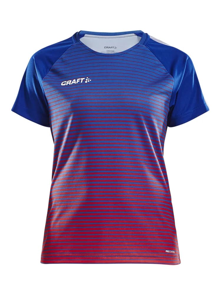 Craft Craft - Pro Control Stripe Jersey W - Club Cobolt/Bright Red