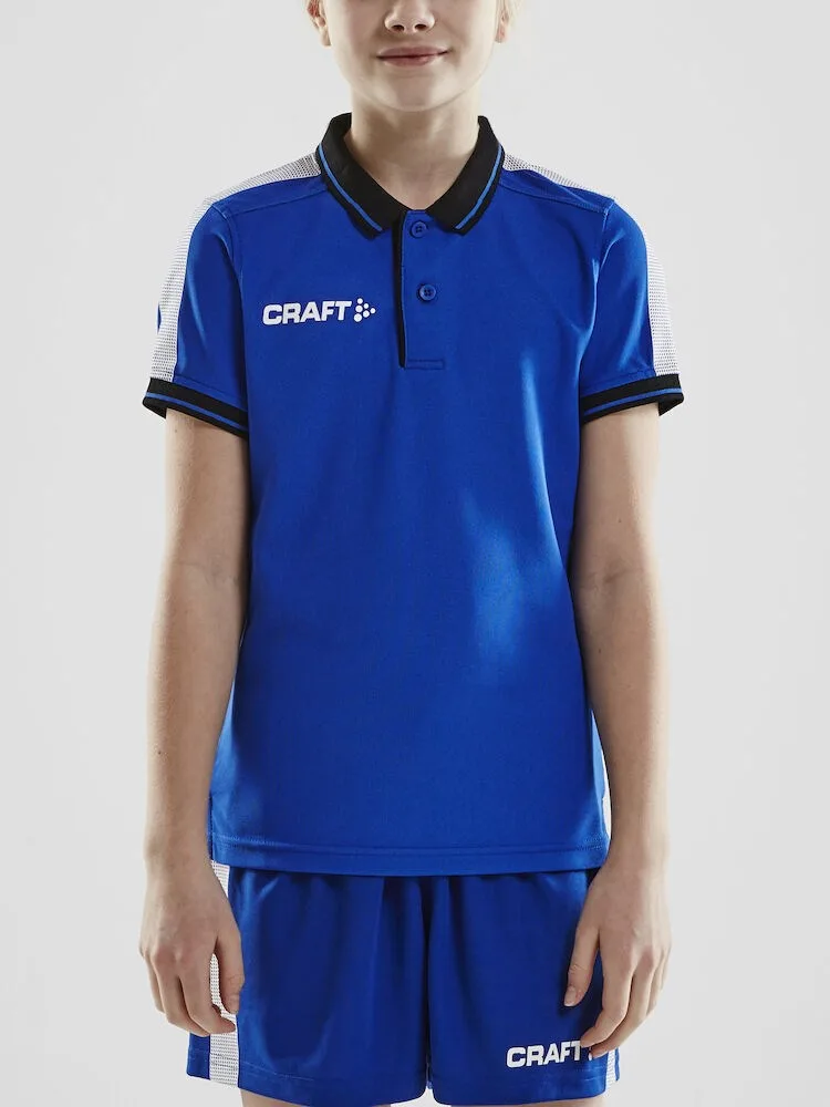 Craft Craft - Pro Control Poloshirt Jr - Club Cobolt/Black
