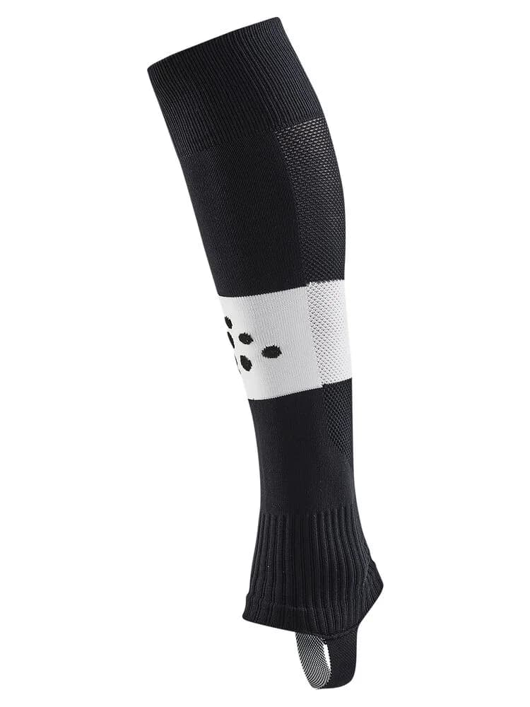 Craft Craft - Pro Control Stripe W-O Foot Socks Senior - Black/White