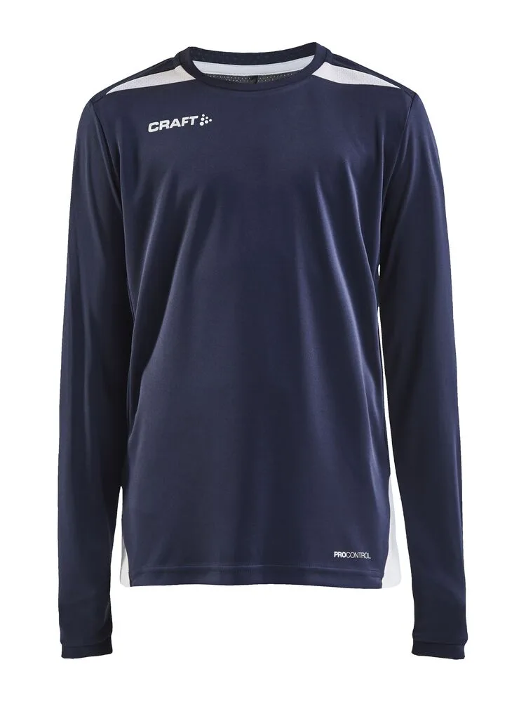 Craft Craft - PRO Control Impact Ls Tee Jr - Navy/White
