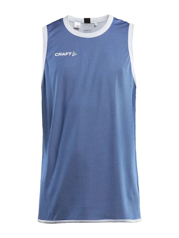 Craft Craft - Progress Reversible Basket Singlet M - Club Cobolt/White