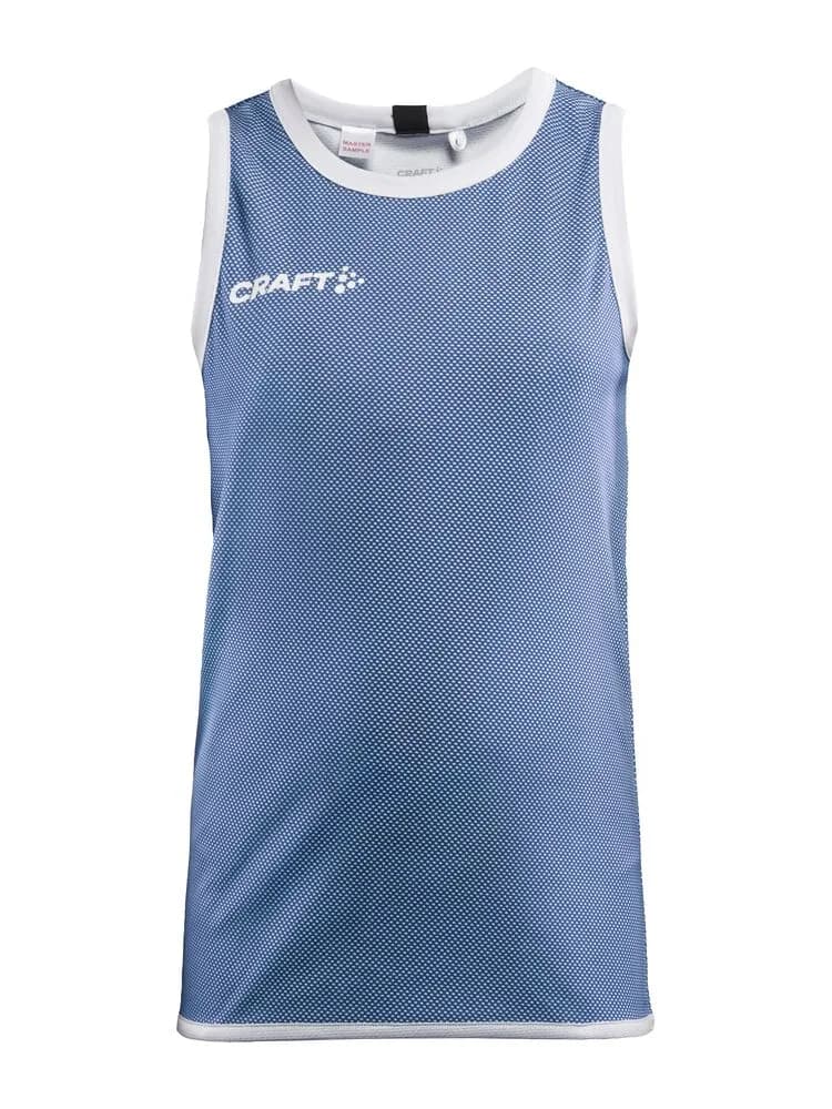 Craft Craft - Progress Reversible Basket Singlet Jr - Club Cobolt/White