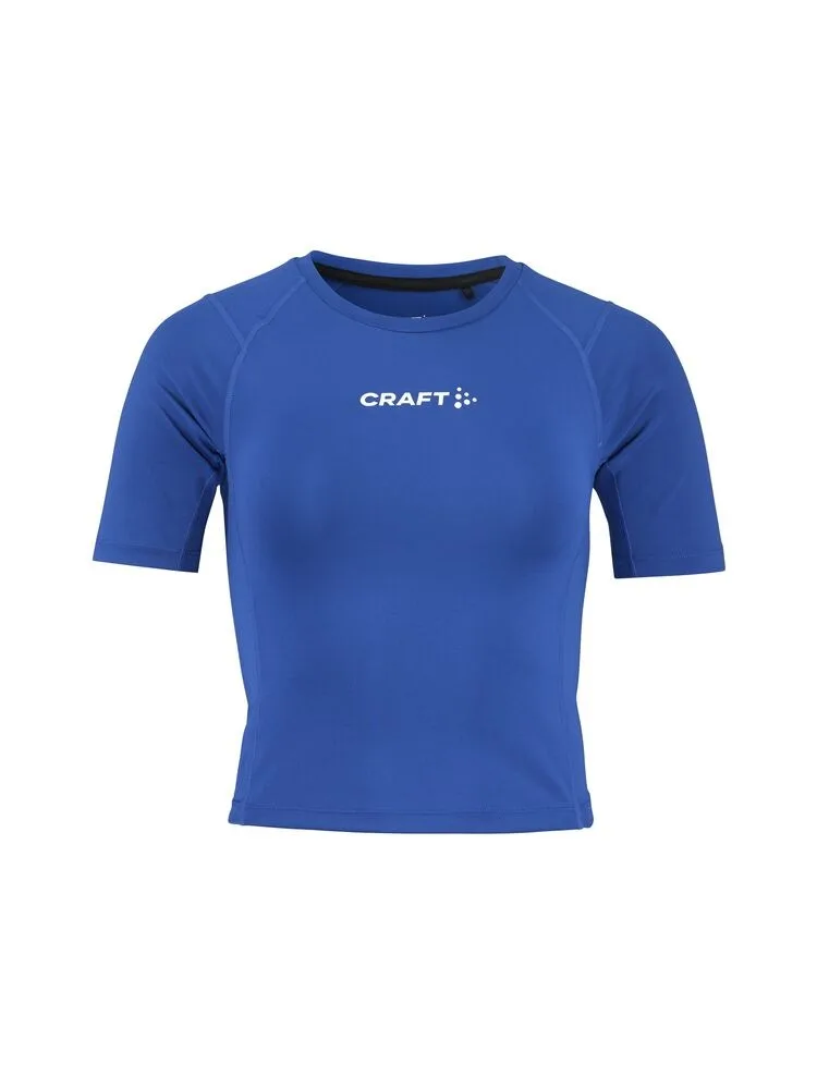 Craft Craft - Rush 2.0 Crop Tee W - Club Cobolt