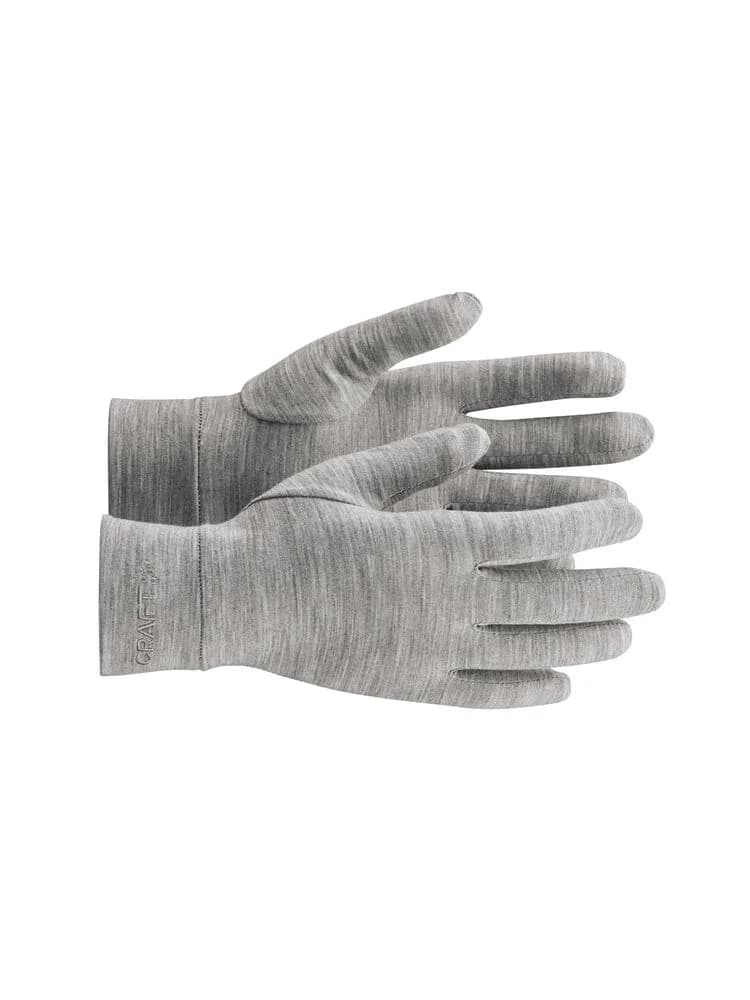 Craft Craft - Essence Wool Light Glove - Grey melange