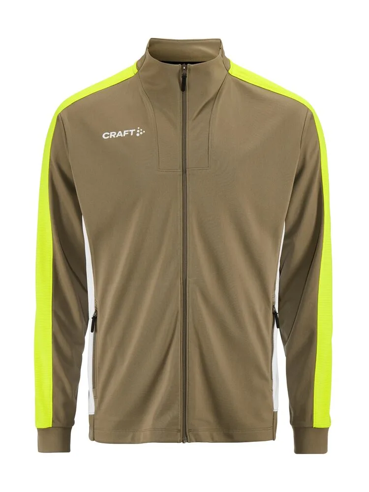 Craft Craft - Evolve 2.0 Contrast Full Zip Jacket M - Raw/Contrast yellow