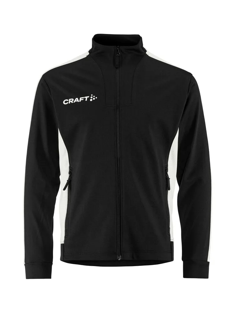 Craft Craft - Evolve 2.0 Contrast Full Zip Jacket Jr - Black/Contrast white