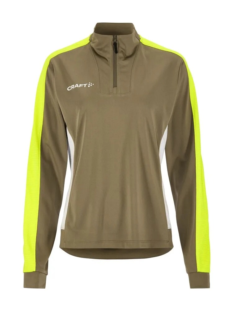 Craft Craft - Evolve 2.0 Contrast Half Zip W - Raw/Contrast yellow