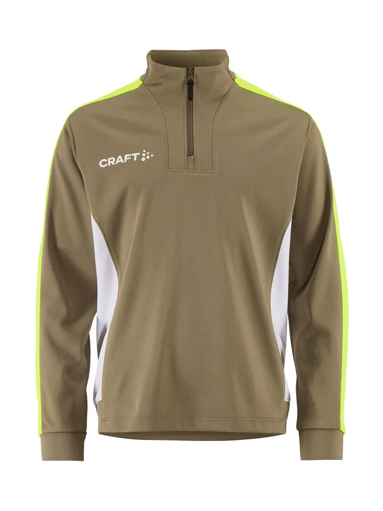 Craft Craft - Evolve 2.0 Contrast Half Zip Jr - Raw/Contrast yellow