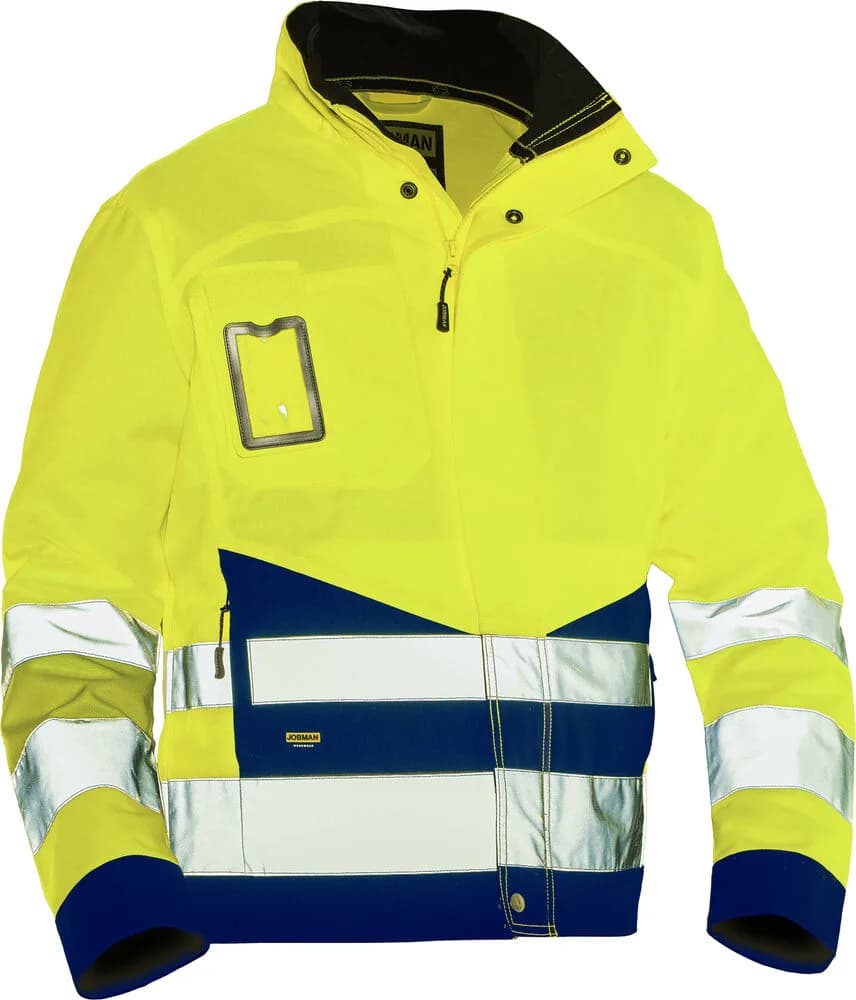 Jobman Jobman - 1231 Hi-Vis Jacket - Geel/Navy