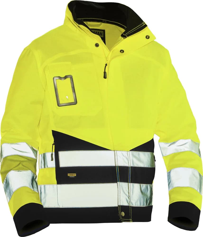 Jobman Jobman - 1231 Hi-Vis Jacket - Geel/Zwart